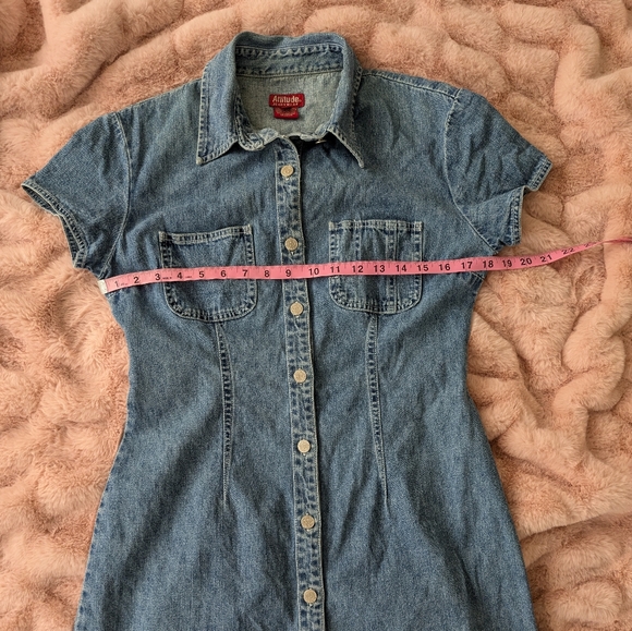 Vintage Attitude Jeanswear Denim Dress - Size S - Picture 8 of 10